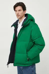 Oboustranná bunda Armani Exchange pánská, tmavomodrá barva, zimní #6055326