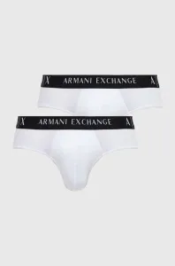 Spodní prádlo Armani Exchange 2-pack pánské, bílá barva