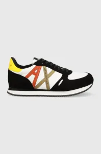 Sneakers boty Armani Exchange černá barva, XUX017.XCC68.S277