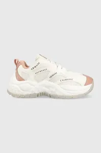 Sneakers boty Armani Exchange bílá barva, XDX120.XV708.S619