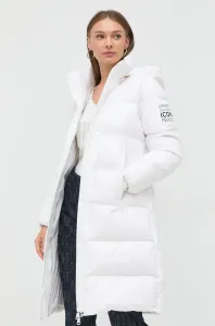Péřová bunda Armani Exchange dámská, bílá barva, zimní #5629403