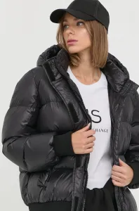 Péřová bunda Armani Exchange dámská, černá barva, zimní #4744861