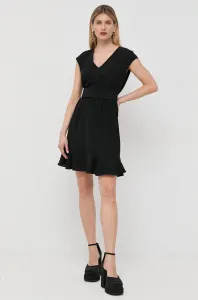 Šaty Armani Exchange černá barva, mini #5000980