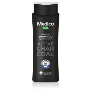 Detoxikační šampon proti lupům s aktivním uhlím Medico SOS 390ml