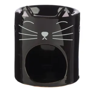 Aromalampa ušatá kočka - černá, bílá Barva: černá