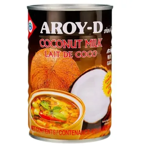 AROY-D Kokosové mléko na vaření 400 ml (plechovka)