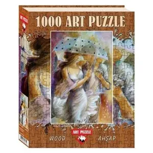 Dřevěné puzzle Čerpací stanice 1000 dílků
