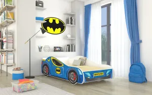 ArtAdrk Dětská auto postel BATCAR Provedení: 70 x 140 cm