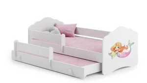 ArtAdrk Dětská postel CASIMO II | s přistýlkou ​​a zábranou Provedení: Mořská panna