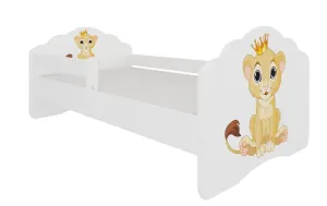 ArtAdrk Dětská postel CASIMO | se zábranou Provedení: Lvík