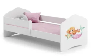 ArtAdrk Dětská postel CASIMO | se zábranou Provedení: Mořská panna