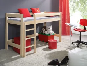 ArtBed Dětská patrová postel LAURA | 80 x 180 cm Provedení: Moření - Akryl