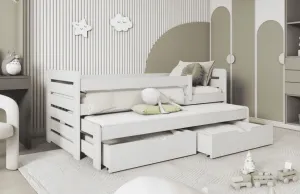 Detská posteľ s prístelkou Tomasz II Provedení: Moření - Akryl