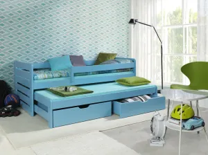 Detská posteľ s prístelkou Tomasz Provedení: Moření - Akryl