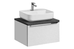 ArtCom Koupelnová skříňka s umyvadlem a deskou LEONARDO White DU60/2 | 60 cm #5848103