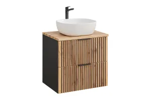 ArtCom Koupelnová skříňka s umyvadlem a deskou XILO DU60/1 |60 cm