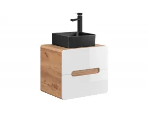 ArtCom Koupelnová skříňka s umyvadlem ARUBA White U60/2 | 60 cm