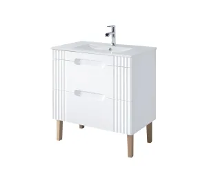 ArtCom Koupelnová skříňka s umyvadlem FIJI White U80/1 | 80 cm #5838751