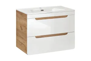 ArtCom Koupelnová skříňka s umyvadlem ARUBA White U60/1 | 60 cm