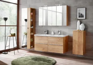 ArtCom Koupelnová skříňka s umyvadlem CAPRI Oak U120/1 | 120 cm