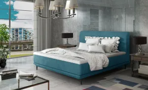 Artelta Manželská postel ASTERIA | 140 x 200 cm Barva: Modrá / Jasmine 85