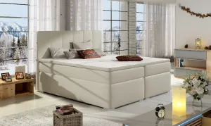 Artelta Manželská postel BOLERO Boxspring | 140 x 200 cm Bolero barva: Soft 33, Bolero rozměr: 140x200 cm