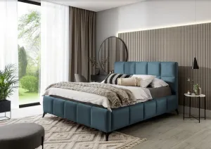 Artelta Manželská postel MIST | 160 x 200 cm barevné provedení: Matt Velvet 100