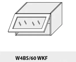 ArtExt Kuchyňská linka Florence - mat Kuchyně: Horní skříňka W4BS/60 WKF / rám v barvě dvířek (ŠxVxH) 60 x 36 x 32,5 cm