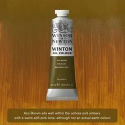 Olejová barva Winton 37ml – 389 azo brown