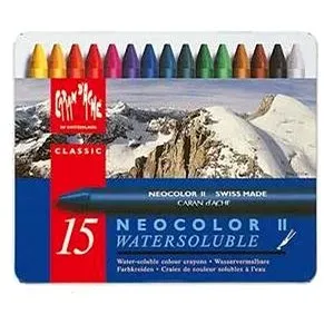 Sada akvarelových pastelů Neocolor II 15ks