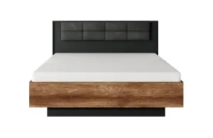 ArtLas Manželská postel MANITO | 160 x 200 cm Provedení: Postel s dřevěným roštem bez matrace