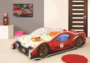 Artplast Dětská postel AUTO MINI MAX | červená