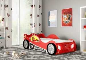 Artplast Dětská postel formulka MONZA | červená