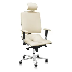 ASANA Seating Ergonomická kancelářská židle Asana Architect Barva čalounění: Eko kůže Krémová 554