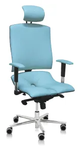 ASANA Seating Ergonomická kancelářská židle Asana Architect Barva čalounění: Eko kůže Světle Modrá 574