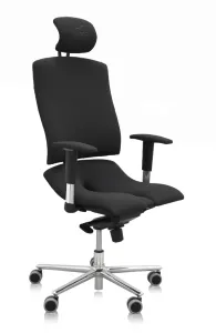 ASANA Seating Ergonomická kancelářská židle Asana Architect Barva čalounění: Látka Atlantic Černá 60999