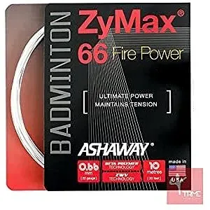 Ashaway Zymax Fire Power 66 white