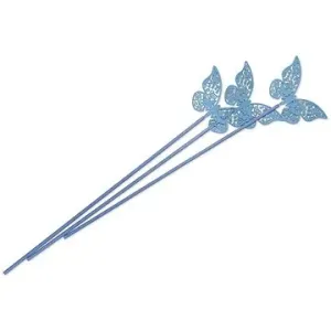 Ashleigh & Burwood Tyčinky do difuzéru, polyester, modré s motýlem, 3 ks, délka 28 cm