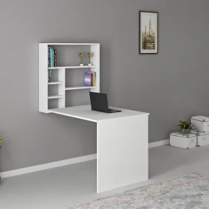 Kalune Design Rozkládací psací stůl SEDIR bílý