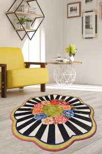 Conceptum Hypnose Kulatý koberec Loan 100 cm vícebarevný