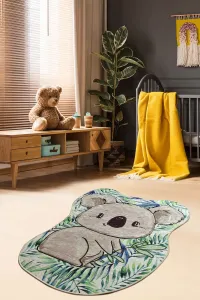 Conceptum Hypnose Dětský koberec Koala 120x160 cm šedý/zelený
