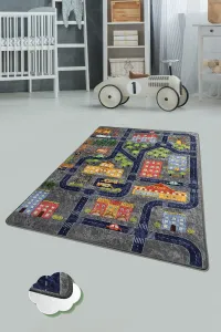 Conceptum Hypnose Dětský koberec Malé město 140x190 cm šedý