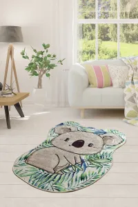 Conceptum Hypnose Dětský koberec Koala 80x100 cm šedý/zelený