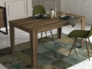 Kalune Design Jídelní stůl COSTA 76 cm hnědý