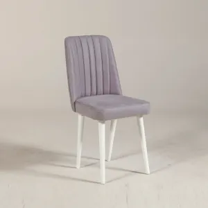 Hanah Home Jídelní židle VINA šedá/bílá