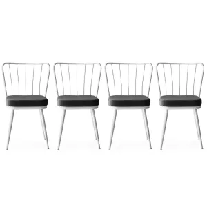 ASIR Set židlí YILDIZ bílý #4962664