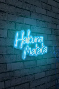 ASIR Dekorativní LED osvětlení HAKUNA MATATA modrá