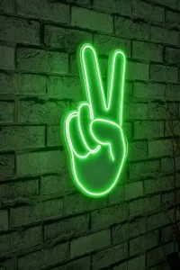 ASIR Dekorativní LED osvětlení RUKA zelená