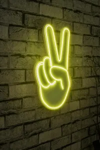 ASIR Dekorativní LED osvětlení RUKA žlutá