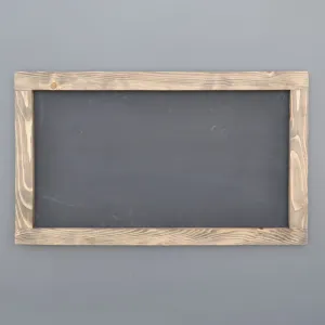 Hanah Home Nástěnná dřevěná tabule BOARD 100x60 cm černá